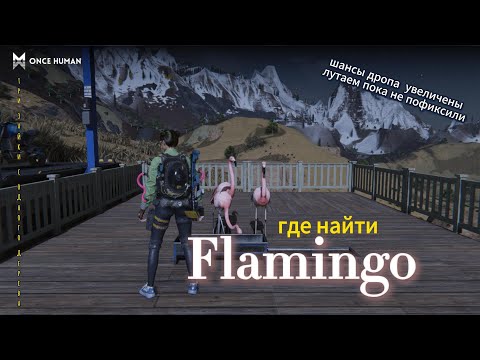 Видео: Once Human flamingo где найти #oncehuman