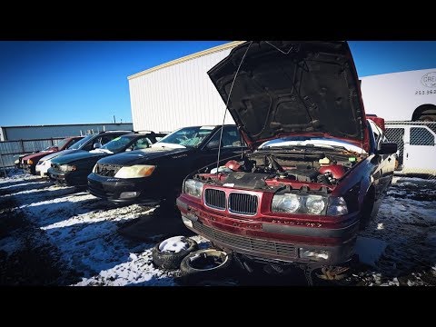 Видео: Как заработать на халявных запчастях в США? Свалка битых машин. Разборка авто в Америке.