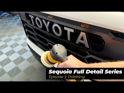 Видео: Полная детализация TRD Pro Toyota Sequoia: с Armour Detail Supply E2 — полировка