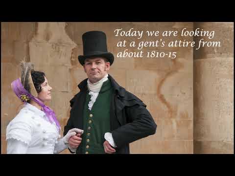 Видео: Наряжаем джентльмена эпохи Регентства