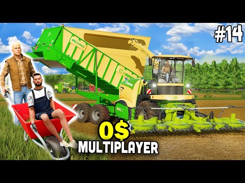 Видео: МЕГА ФЕРМА с 0$ на плоской карте с @FarmingGenius 👉 #14