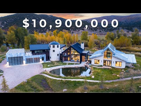 Видео: Экскурсия по роскошному ранчо RIVERSIDE стоимостью 10,9 млн долларов с 7 частными прудами