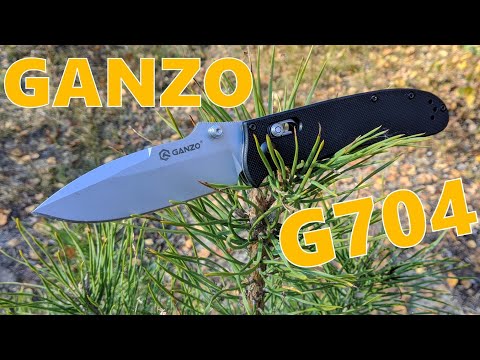 Видео: Ganzo G704 ОБЗОР и ТЕСТ Легендарного Китайского НОЖА 2019