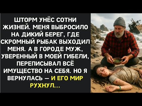Видео: Волны выбросили меня на берег живой. Но для мужа моя гибель оказалась выгодной сделкой.