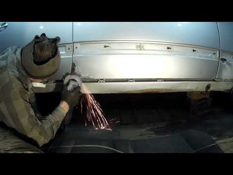 Видео: Мерседес W210. Красим. Убираем коррозию.
