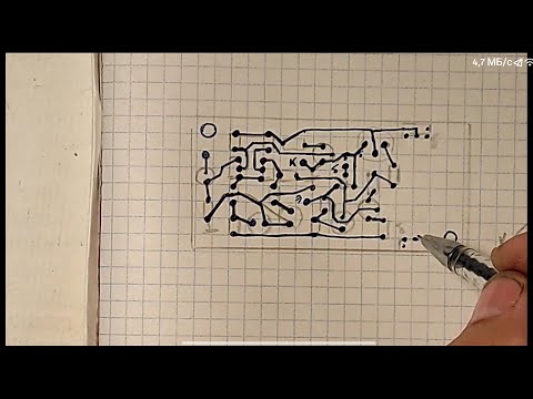 Видео: Разработка платы и перенос в Sprint Layout.  УНЧ из деталей конструктора времен СССР.