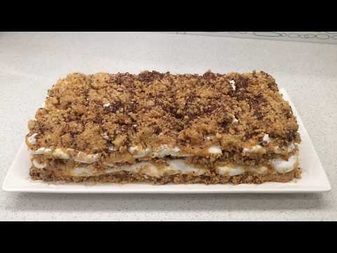 Видео: Торт песочный с безе