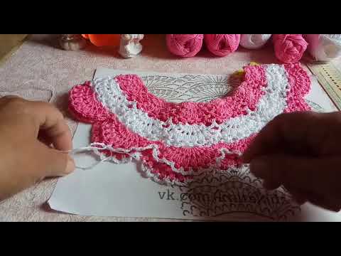 Видео: Подробный мастер класс.Платье крючком ЗЕФИРКА часть вторая-Подрезы и сеточка.