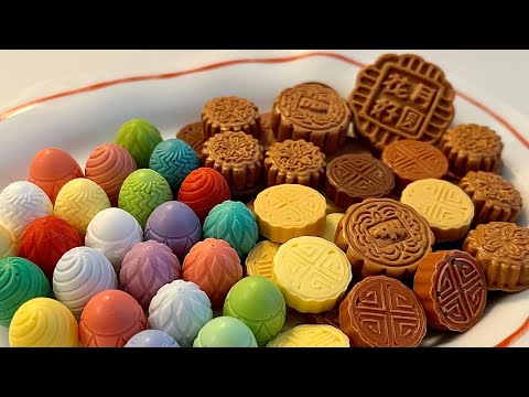 Видео: Сургуч, изготовленный из нового воска в форме толстого лунного пряника!