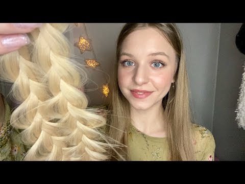 Видео: АСМР Заплету тебе косы. Тихий голос. Ролевая игра | ASMR Braiding Your Hair. Soft Voice