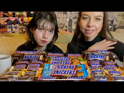 Видео: МУКБАНГ🍫СНИКЕРС/ ВСЕ ВИДЫ/ ШОКОЛАД/ 🍦МОРОЖЕНОЕ / Отвечаем на вопросы/ MUKBANG SNICKERS