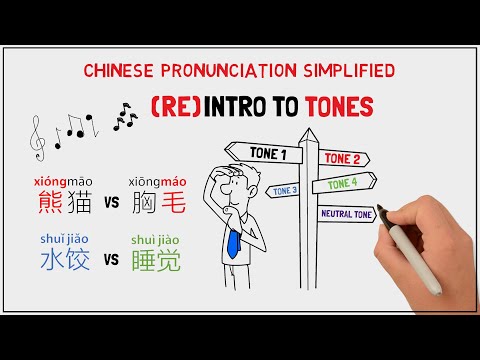 Видео: Китайские тоны 声调 Часть 1/3 — Музыкальное (ре)вступление — Упрощённое китайское произношение
