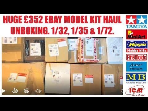 Видео: ОГРОМНАЯ РАСПАКОВКА НАБОРА ДЛЯ МОДЕЛИ С EBAY ЗА 352 ФУНТА. 1/35 и 1/72, MINIART, TAMIYA, ICM, BRO...