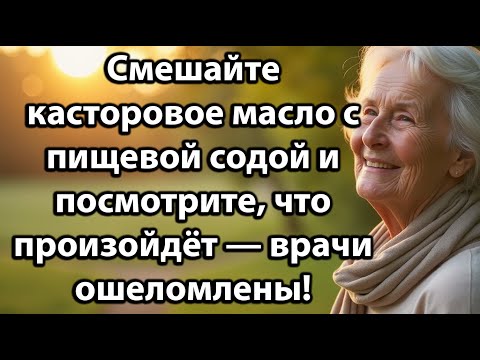 Видео: Смешайте касторовое масло с пищевой содой и посмотрите,что произойдёт!