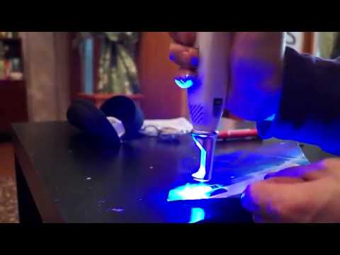 Видео: Neatcell пикосекундная лазер ручка синий лазер