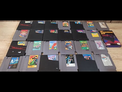Видео: Распаковка [Unboxing 25] картриджей NES (Nintendo), Cleaning Kit.