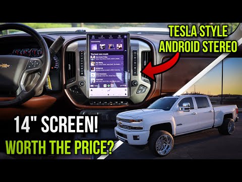 Видео: Установка ОГРОМНОГО 14,5-дюймового Carplay-радио на мой Silverado LML Duramax 15