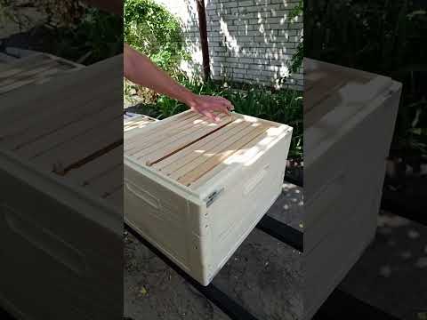 Видео: Вулик ппу. Улей ппу. Відео огляд 10-ти рамкового вулика з ппу власного виробництва