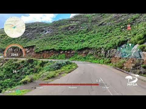 Видео: Бушменский перевал (A3) — горные перевалы Лесото