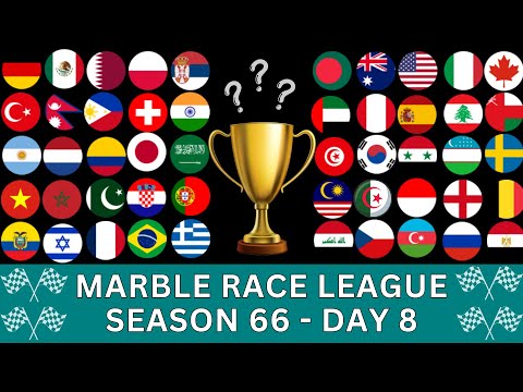 Видео: Marble Race League, сезон 66, день 8, Marble Race в Альгоду
