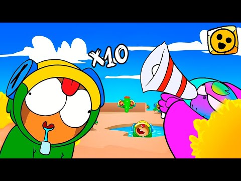 Видео: МУЛЬТИК ЛЕОНЫ ПОВСЮДУ В BRAWL STARS