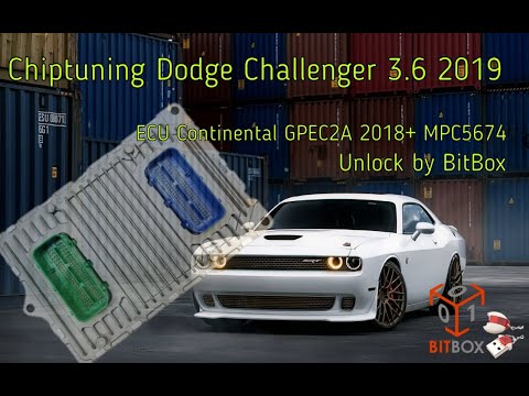 Видео: Прошивка Dodge Challenger 3.6 2019 306hp ECU Continental GPEC2A 2018+ MPC5674 Unlock ECU by Bitbox