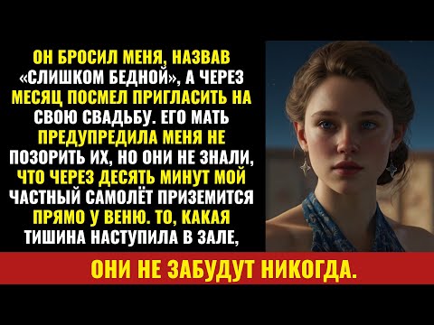 Видео: «Муж бросил меня за бедность… а на его свадьбе все застыли при моём появлении»