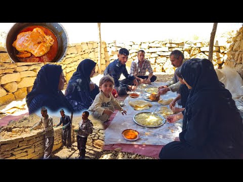 Видео: Кочевая жизнь: Радость кочевой кухни | Кочевой каменный дом в Загросе 🏔 🍗