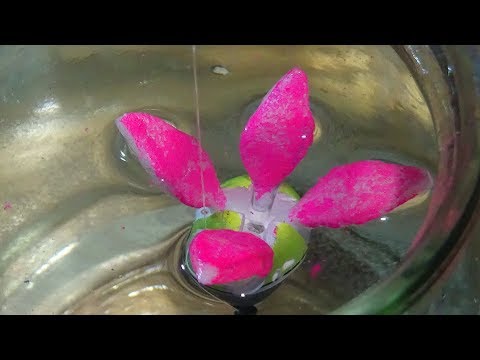 Видео: Зимний поплавок цветок  изготовление.