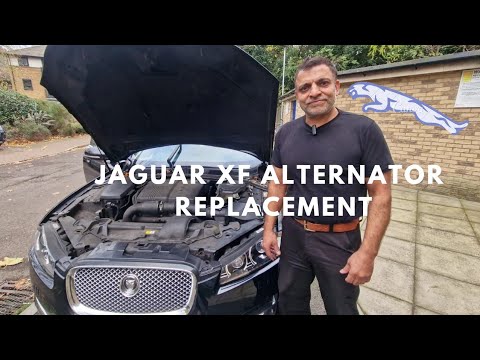 Видео: Замена генератора Jaguar XF