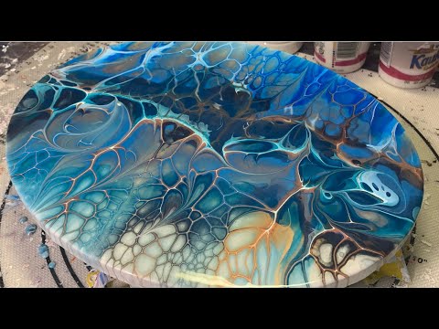 Видео: # 85 EPIC Colorshifting Подводное царство Swipe |  Акриловая заливка |  Жидкое абстрактное искусство