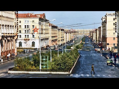 Видео: Старый Норильск в цвете