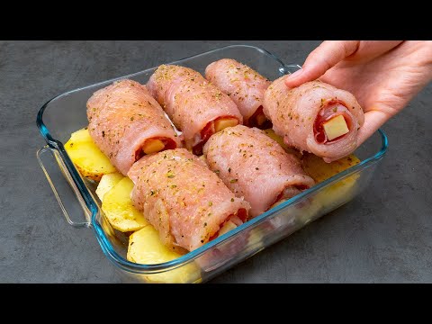 Видео: Как только вы попробуете этот рецепт куриного рулета, вы будете на крючке!