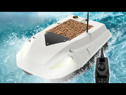 Видео: Лодка за захранка D50 тест на вода 