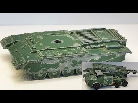 Видео: Matchbox  Танк Центурион Марк III. Транспортер Антар М-3. Бак. Ремонт.