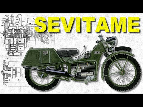Видео: Мотоцикл с ПЕРЕВЁРНУТЫМ двигателем - SIMCA SEVITAME