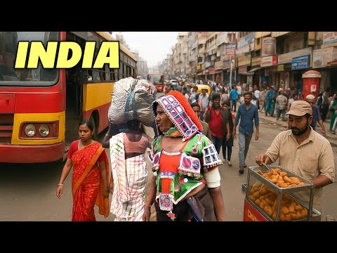 Видео: Хаос улиц Индии 🇮🇳 | Уличная еда и культура 4K