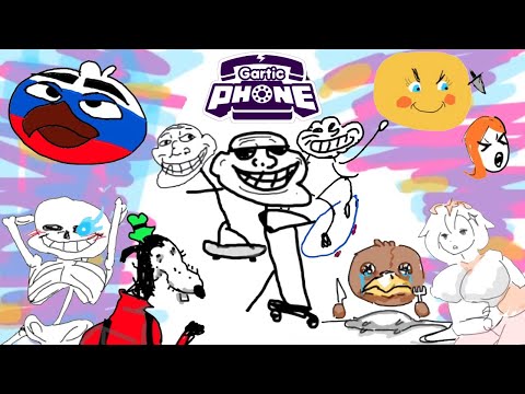 Видео: Gartic Phone с Ze6ypo | Троллинг анимешников