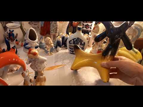 Видео: Моя коллекция!!! Фигурки и посуда УССР!!!