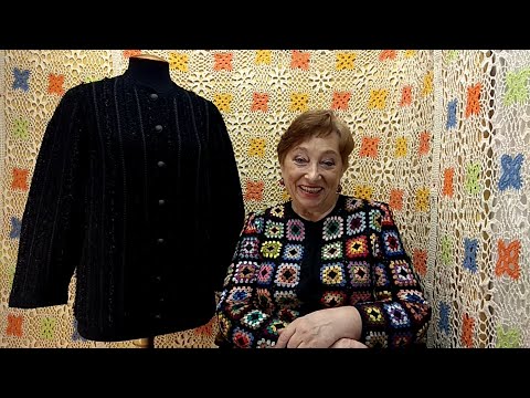 Видео: Жакет "Агат". Мастер-класс по вязанию крючком от О. С. Литвиной.