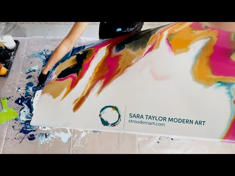 Видео: НАКОНЕЦ-ТО получилось! Абстрактное искусство из больших разноцветных жемчужин | "Reya"