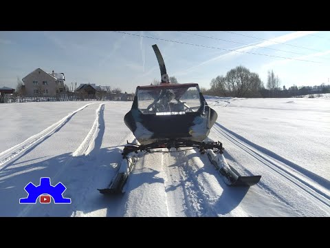 Видео: Самодельные аэросани