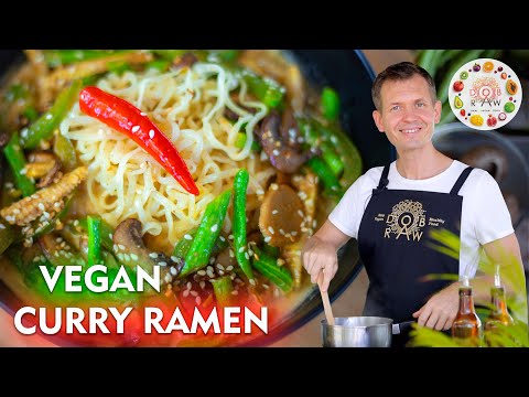 Видео: КАРРИ РАМЕН🔥Индия и Япония в одном супе😱 веган суп с кудрявой лапшой и овощами