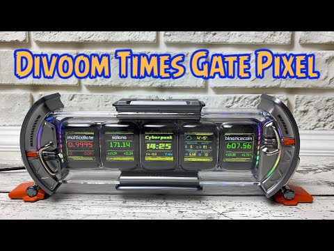 Видео: Divoom Times Gate Pixel Art крутой информационный гаджет который будет радовать вас каждый день.