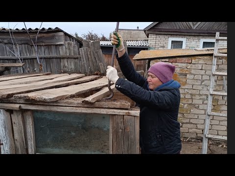 Видео: ЗАЛИПАТЕЛЬНОЕ ВИДЕО. ЛОМАЮ САРАЙ ГДЕ ЖИЛИ ОВЕЧКИ. начало