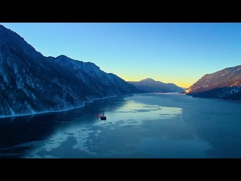 Видео: Горный Алтай (вертолетные съёмки) Nature of Altai Mountains