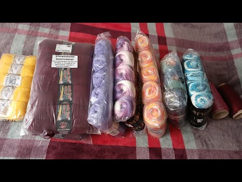 Видео: И снова не удержалась!!! Распаковка пряжи!!!