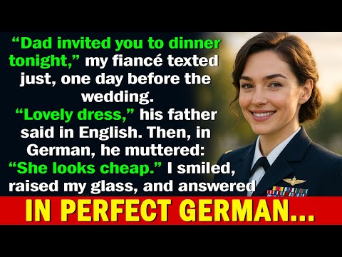 Видео: Отец моего жениха подшутил надо мной по-немецки за ужином, поэтому я ответила на чистом немецком