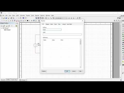 Видео: Сборка Multisim модели простой схемы для моделирования линейной цепи постоянного тока.