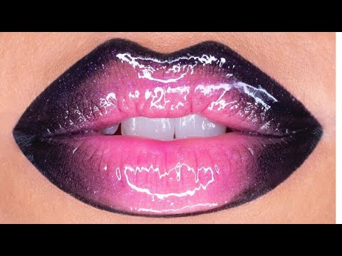 Видео: Урок по созданию розового макияжа для губ | Пошаговое руководство